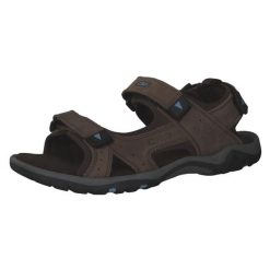 Sandały sportowe męskie CMP ALMAAK. Brązowe sandały męskie CMP, bez wzorów, z materiału, sportowe, bez zapięcia. Za 219.99 zł.