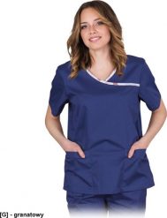 R.E.I.S. SENZA-J - Bluza ochronna z krótkim rękawem SENZA, damska, 52% bawełna, 45% poliester, 3% elastan, 150 g/m2 2XL. Brązowe bluzy damskie R.E.I.S., m, bez wzorów, z bawełny, bez ramiączek, bez kaptura. Za 73.01 zł.