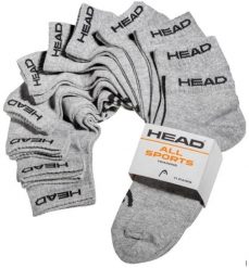 Skarpety Head Elements Sneaker 11 par Melange Grey 43-46. Szare skarpetki damskie Head, bez wzorów, z bawełny. Za 167.99 zł.