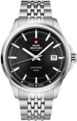 Zegarek Head Zegarek męski Swiss Military by Chrono SM34104.01 srebrny. Szare zegarki męskie Head, bez wzorów, srebrne. Za 1,090.00 zł.