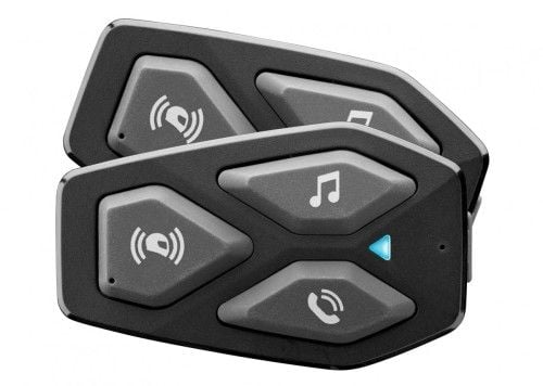Intercom motocyklowy INTERPHONE U-COM 3, komplet na 2 kaski. Słuchawki bezprzewodowe Interphone. Za 934.99 zł.