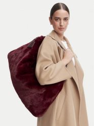 Liu Jo Torebka AF6194 E1178 Bordowy. Czerwone shopperki damskie Liu Jo, bez wzorów, z materiału, bez dodatków. Za 499.99 zł.