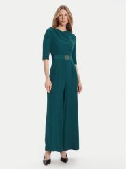 Rinascimento Kombinezon CFC0125314003 Zielony Regular Fit. Zielone sukienki damskie Rinascimento, xs, bez wzorów, z syntetyku, bez kołnierzyka, bez ramiączek. Za 599.99 zł.