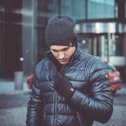 Nandy Nandy Rękawiczki Męskie Dotykowe Jasny Szary. Szare rękawiczki męskie Nandy, bez wzorów. Za 46.00 zł.