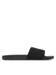Calvin Klein Klapki Ess Slide Hf Side Logo Cv HM0HM02227 Czarny. Czarne klapki męskie Calvin Klein, bez wzorów, z materiału, bez zapięcia. Za 169.99 zł.