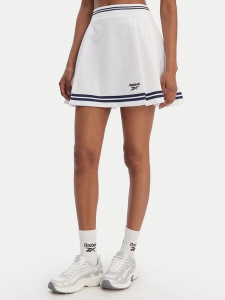 Reebok Spódnica mini Marta RK25491CCW Biały Regular Fit. Białe spódnice damskie Reebok, xs, bez wzorów, z syntetyku, mini. Za 103.99 zł.