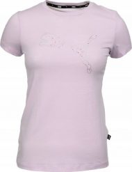 Puma Koszulka damska Puma Power Graphic Stardust Tee różowa 848826 73 M. Czerwone bluzki damskie Puma, m, bez wzorów, bez kołnierzyka, bez ramiączek. Za 84.46 zł.