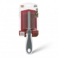 Barry King Grzebień dla zwierząt, z rączką, dwustronny, szary, 6,4 x 22 cm. Golarki i trymery Barry King. Za 21.73 zł.