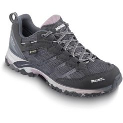Buty trekkingowe damskie MEINDL Caribe Lady GTX, z membraną Gore-Tex. Szare obuwie trekkingowe damskie MEINDL, z gore-texu, bez zapięcia. Za 849.00 zł.