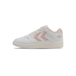 Sneakersy damskie Hummel St.Power Play LZD. Białe obuwie sportowe damskie Hummel, bez wzorów, bez zapięcia. Za 269.50 zł.
