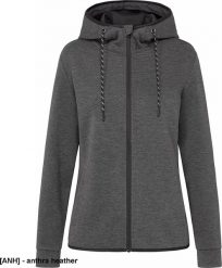 Stedman SST5940 - Rozpinana bluza SST5940 z kapturem dla kobiet - anthra heather L. Brązowe bluzy damskie Stedman, l, bez wzorów, bez ramiączek, z kapturem. Za 311.17 zł.