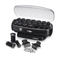 BaByliss Thermo Ceramic Rollers Zestaw do stylizacji włosów Czarny, Stal nierdzewna 50 W 2 m. Lokówki BABYLISS. Za 249.99 zł.