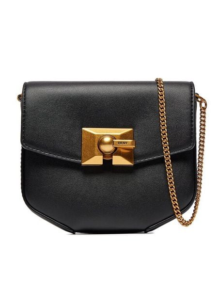 DKNY Torebka Colette Sm Cbody R41EKC60 Czarny. Czarne torebki do ręki damskie DKNY, bez wzorów, ze skóry, bez dodatków. Za 699.99 zł.