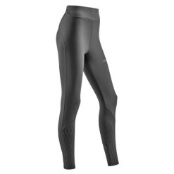 Legginsy dla kobiet w chłodne dni CEP Compression. Czarne legginsy damskie CEP, bez wzorów. W wyprzedaży za 280.00 zł.