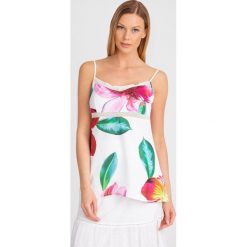 TOP Liu Jo. Białe topy damskie Liu Jo, l, z aplikacjami, z koronki, bez kołnierzyka, bez ramiączek. Za 399.00 zł.