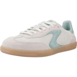 Buty Kobieta Skechers Hotshot biały. Białe obuwie sportowe damskie Skechers, bez wzorów, ze skóry, bez zapięcia. Za 267.85 zł.