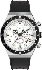 Zegarek Timex Zegarek męski TW2V70100 czarny. Czarne zegarki męskie Timex, bez wzorów. Za 736.00 zł.