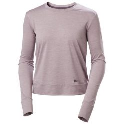 Bluza damska Helly Hansen Slav. Fioletowe bluzy damskie Helly Hansen, bez wzorów, bez ramiączek, bez kaptura. Za 241.50 zł.
