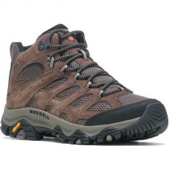 Buty trekkingowe męskie Merrell Moab 3 Mid Gore-tex. Trekkingi męskie Merrell, z gore-texu, bez zapięcia. Za 734.00 zł.