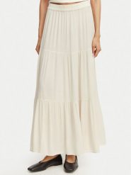 ONLY Spódnica maxi Mikka 15324808 Beżowy Regular Fit. Brązowe spódnice damskie ONLY, m, bez wzorów, z wiskozy, maxi. Za 149.99 zł.