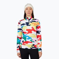 Bluza damska Rossignol JCC Booster Half Zip. Bluzy damskie Rossignol, na zimę, bez wzorów, sportowe, bez ramiączek, bez kaptura. Za 739.99 zł.