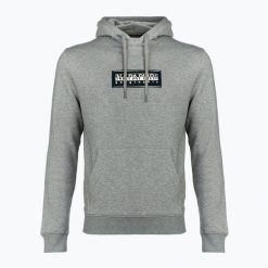 Bluza męska Napapijri B-Suze H. Szare bluzy męskie Napapijri, m, bez wzorów, bez ramiączek, bez kaptura. Za 289.99 zł.