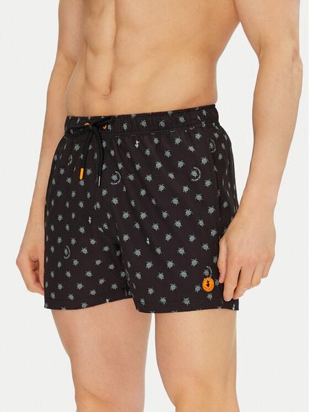 Save The Duck Szorty kąpielowe DW1222M SIPO20 Czarny Regular Fit. Czarne kąpielówki męskie Save the duck, m, bez wzorów, z syntetyku. Za 229.99 zł.