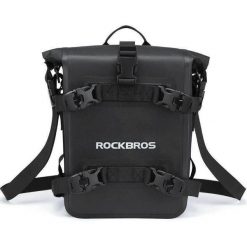 Wodoodporna torba motocyklowa na gmole (Crash Bar) / torba boczna ROCKBROS 5L. Czarne torby na ramię męskie ROCKBROS, z materiału, na ramię. Za 120.99 zł.