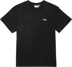 Koszulka damska Fila Lignano czarna FAW1053 80010 XS. Czarne bluzki damskie Fila, xs, bez wzorów, bez kołnierzyka, bez ramiączek. Za 119.49 zł.
