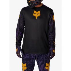 Bluza rowerowa męska Fox Ranger LS Jersey Img Print. Czarne bluzy męskie FOX, m, bez wzorów, z jersey, sportowe, bez ramiączek, bez kaptura. Za 247.49 zł.