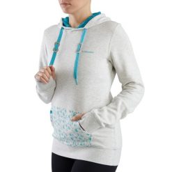 Bluza turystyczna damska Viking Laxa Bamboo z kapturem. Czarne bluzy damskie Viking, s, bez wzorów, z bawełny, bez ramiączek, z kapturem. Za 159.90 zł.