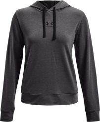 Under Armour Bluza damska Under Armour Rival Terry Hoodie grafitowa 1369855 010 L. Szare bluzy damskie Under Armour, l, bez wzorów, bez ramiączek, bez kaptura. Za 211.88 zł.