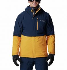Kurtka Columbia Winter District Ii. Żółte kurtki sportowe męskie Columbia, s, bez wzorów, z syntetyku, z kapturem, narciarskie, omni-heat (columbia). Za 1,061.99 zł.