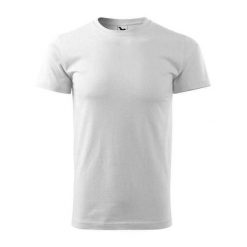Koszulka Unisex Dla Dorosłych New Heavyweight T-shirt. Białe bluzki damskie ALDER, bez wzorów, sportowe, bez kołnierzyka, bez ramiączek. Za 73.99 zł.