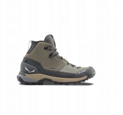 Buty Puez Leather Mid PTX Women-Bungee cord-Onyx-UK 5,5 (38,5) SALEWA. Obuwie trekkingowe damskie Salewa, bez zapięcia. Za 839.99 zł.