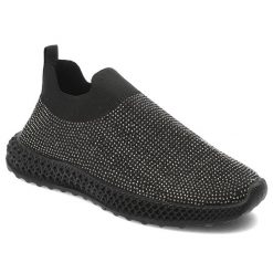 Czarne Półbuty S.Barski Modne Wsuwane Obuwie Damskie. Czarne półbuty damskie S.BARSKI, z aplikacjami, bez obcasa, na płaskiej podeszwie, bez zapięcia. Za 159.00 zł.