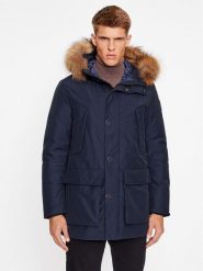 Bomboogie Kurtka puchowa CM 228P T GKG3 Granatowy Regular Fit. Niebieskie kurtki męskie Bomboogie, m, bez wzorów, z bawełny, bez kaptura. Za 1,809.00 zł.