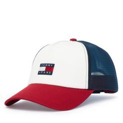 Czapka z daszkiem Tommy Jeans. Czapki damskie Tommy Jeans, bez wzorów, z jeansu. Za 169.99 zł.