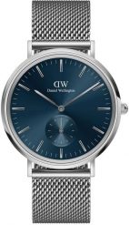 Zegarek męski Daniel Wellington DW00100710 srebrny. Szare zegarki męskie Daniel Wellington, bez wzorów, srebrne. Za 999.00 zł.