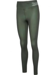 Legginsy damskie Hummel Te Fundamental. Zielone legginsy damskie Hummel, bez wzorów, z dzianiny. Za 163.25 zł.