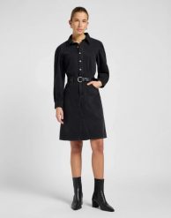 DAMSKA SUKIENKA LEE LONG SLEEVE DRESS DARK MEMORY 112370995. Sukienki damskie Lee, m, bez wzorów, bez kołnierzyka, bez ramiączek. Za 219.99 zł.