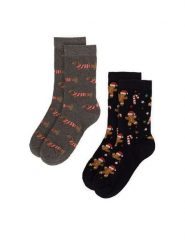 Lasocki Skarpety długie 2MB-002-AW23 (2-pack) Kolorowy. Skarpety męskie Lasocki, bez wzorów, z materiału. Za 29.99 zł.