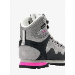Buty turystyczne damskie CMP Athunis Mid WP. Szare obuwie trekkingowe damskie CMP, bez zapięcia. Za 419.99 zł.