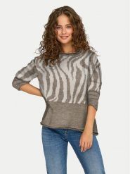 ONLY Sweter Jade 15294969 Zielony Regular Fit. Zielone swetry nierozpinane damskie ONLY, xs, bez wzorów, z syntetyku, bez kołnierzyka, bez ramiączek. Za 149.99 zł.