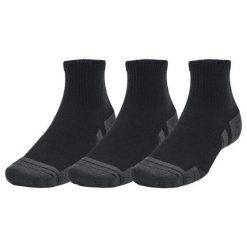 Skarpety treningowe Under Armour Performance Tech 3 Pack. Czarne skarpetki damskie Under Armour, bez wzorów. Za 79.99 zł.