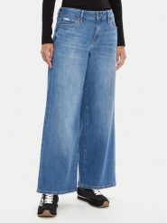 Guess Jeans Jeansy W5YA0O D0022 Niebieski Regular Fit. Niebieskie jeansy damskie Guess Jeans, z aplikacjami, z bawełny. Za 399.99 zł.