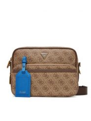 Guess Saszetka HMMILO P5422 Brązowy. Brązowe saszetki i nerki męskie Guess, z aplikacjami, ze skóry. Za 289.99 zł.