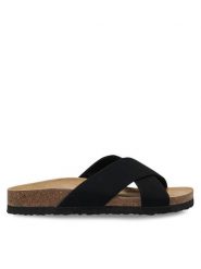 ONLY Shoes Klapki Onlmaxi 15331391 Czarny. Czarne klapki damskie ONLY Shoes, bez wzorów, z materiału, bez obcasa, bez zapięcia. Za 89.99 zł.
