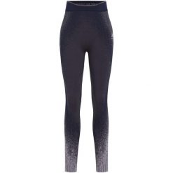Legginsy termoaktywne damskie ODLO Performance Warm Blackcomb BL. Szare legginsy damskie ODLO, bez wzorów, z elastanu. Za 285.99 zł.