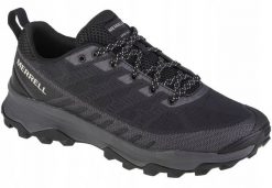Buty trekkingowe męskie Merrell Speed Ecco J036985 czarne r. 46. Czarne trekkingi męskie Merrell, bez zapięcia. Za 407.45 zł.